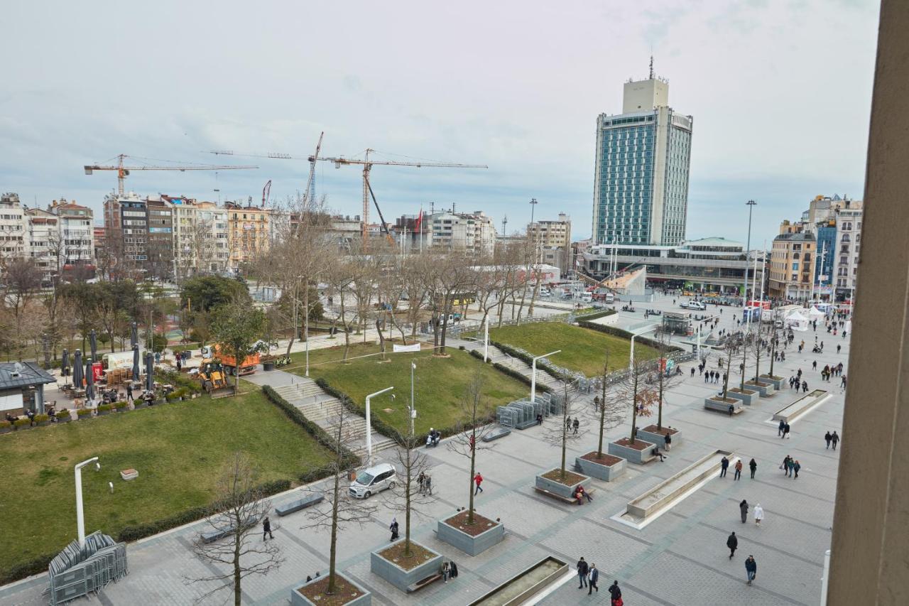 Great View Of Taksim Square, Luxury Furnished On Main Street Of Taksim, Partial Sea View Apartment *