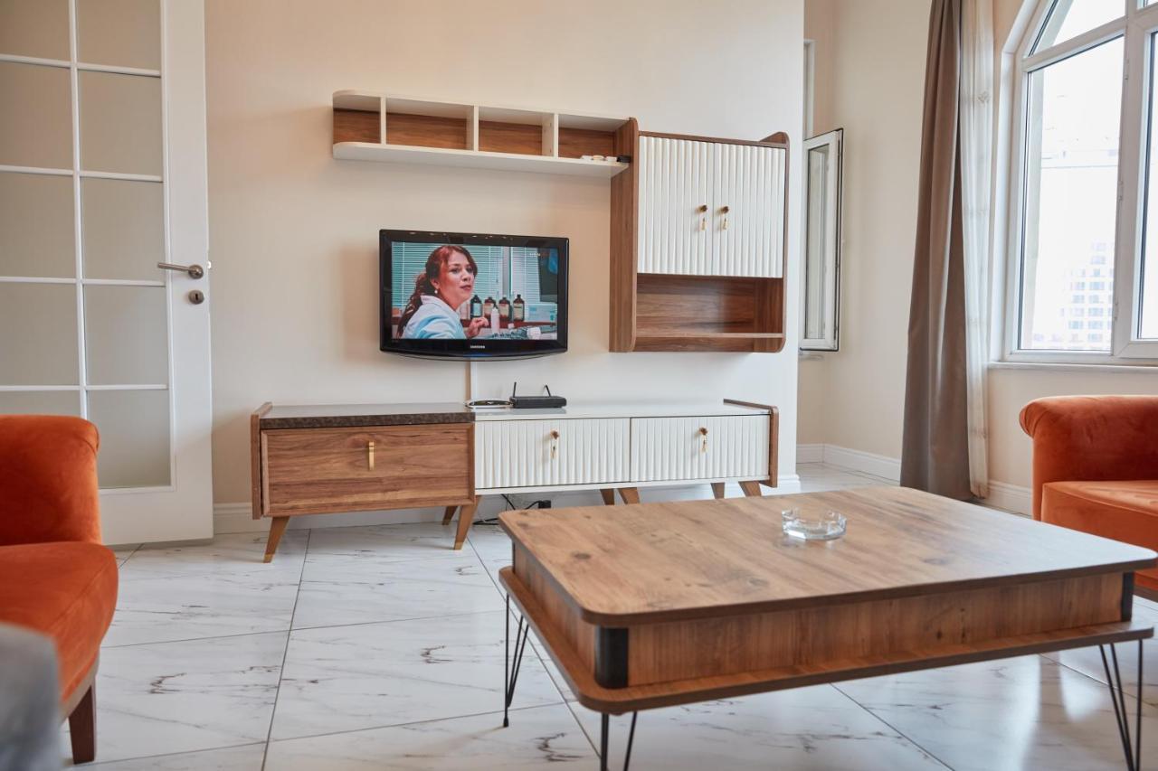 Great View Of Taksim Square, Luxury Furnished On Main Street Of Taksim, Partial Sea View Apartment *